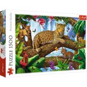 Puzzle jaguar intr-o pauza odihnitoare 1500 piese librariadelfin.ro