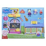 Figurina peppa pig cu decor de joaca scolar, peppa pig