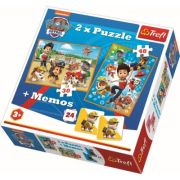 Puzzle 2in1 Memo Patrula Catelusilor, Trefl