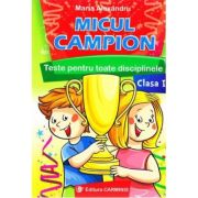 Micul campion – Teste pentru toate disciplinele clasa I. Editie revizuita dupa noua programa (Maria Alexandru) librariadelfin.ro