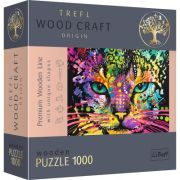 Puzzle din lemn pisicuta colorata 1000 de piese 1000 imagine 2022