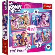 Puzzle 4in1 My little pony – poneii colorati librariadelfin.ro