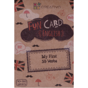 Fun card English. My First 50 Verbs