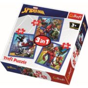 Puzzle 3in1 forta paianjenului, Trefl