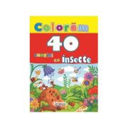 Coloram 40 imagini cu insecte librariadelfin.ro