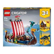 LEGO Creator. Corabia Vikingilor si Sarpele Midgard-ului 31132, 1192 piese 1192 imagine 2022