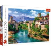 Puzzle Podul Vechi in Mostar Bosnia si Herzegovina 500 piese