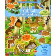 Animale din padure + 40 autocolante