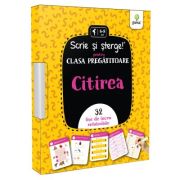 Citirea. Prescolari si clasa pregatitoare. Scrie si sterge!