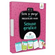 Semne grafice. prescolari mari. scrie si sterge!
