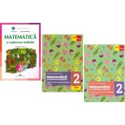 Pachet Manual matematica si explorarea mediului clasa 2-a plus caiete Partea 1 si 2 – Tudora Pitila, Cleopatra Mihailescu (set imagine 2022