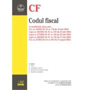 Codul fiscal. Editia a 6-a actualizata la 11 septembrie 2022 – Mihaela Gherghe, Nicoleta Gociu librariadelfin.ro imagine 2022
