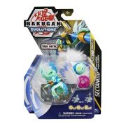 Bakugan Platinum Powerup S4 Sectanoid, Nano Widow si Nano Sludgem