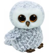 Bufnita de plus Boos Owlette, Ty, alba 24 cm