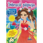 Imbraca papusa 1 - Gaseste si lipeste imbracamintea potrivita + 28 autocolante = 10 seturi de imbracaminte+activitati