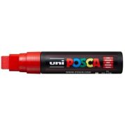 Marker UNI PC-17K 15. 0 mm, varf tesit, rosu, Posca