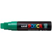 Marker UNI PC-17K 15. 0 mm, varf tesit, verde, Posca