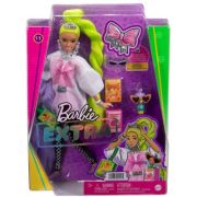 Papusa Barbie Extra, par verde neon accesorii poza 2022