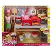 Set pizzerie Barbie cu papusa, Mattel accesorii poza 2022