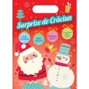 Surprize de Craciun. Carte de colorat cu abtibilduri