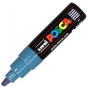 Marker UNI PC-8K 8. 0 mm, varf tesit, gri albastrui, Posca (M653)