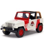 Masinuta metalica, jeep wrangler scara 1: 32, jurassik park dino