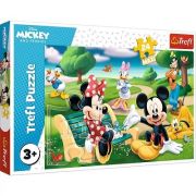 Puzzle 24 piese maxi, Mickey Mouse intre prieteni, Trefl
