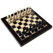 Joc Sah si Table din lemn, alb-negru, Ludicus Alb-negru imagine 2022