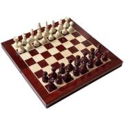 Joc Sah si Table din lemn, alb-rosu, Ludicus alb-rosu imagine 2022