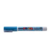 Marker UNI PC-3ML 0. 9-1. 3 mm, albastru deschis cu sclipici, Posca (M1277) librariadelfin.ro imagine 2022