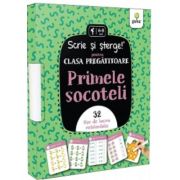 Scrie si sterge! pentru prescolari mici. primele socoteli. 32 fise de lucru refolosibile