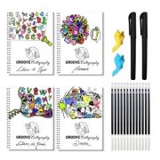 Set Vreau sa scriu Groove Calligraphy librariadelfin.ro imagine 2022