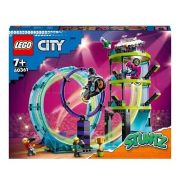 LEGO City. Provocarea suprema de cascadorii pe motocicleta 60361, 385 piese La Reducere 385 imagine 2021