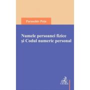 Numele persoanei fizice si codul numeric personal - paraschiv petu