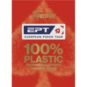 Pachet carti de joc poker oficiale European Poker Tour (EPT) Rosu