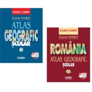 Pachet Atlas geografic scolar General si Atlas geografic scolar Romania – Octavian Mandrut imagine 2022