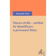Starea civila, atribut de identificare a persoanei fizice - Paraschiv Petu