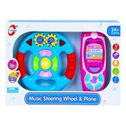 Telefon mobil + volan, cu lumina si sunet image10