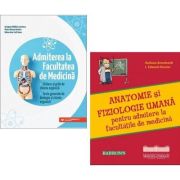 Pachet Admitere la Facultatea de Medicina. Teste generale de biologie si chimie organica si Anatomie si fiziologie Barron's - Georgiana Madalina Leont