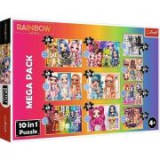 Puzzle 10in1 Rainbow High Papusile fashion, Trefl 10in1