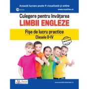 Culegere pentru invatarea limbii engleze. Fise de lucru practice Clasele 0-4 - Daniela Stefania Ionescu