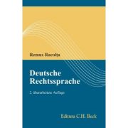 Deutsche Rechtssprache. Editia 2 – Remus Racolta (ediția