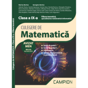 Culegere de matematica. filiera teoretica, specializarea matematica-informatica. clasa a 9-a. semestrul 2 - marius burtea