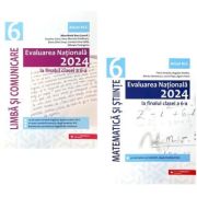 Pachet Evaluarea Nationala 2024 la finalul clasei a 6-a, Romana si Matematica - Geanina Cotoi, Bogdan Antohe