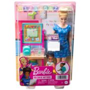 Set mobilier cu papusa blonda profesoara Barbie Cariere Accesorii