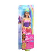 Papusa printesa cu coronita galbena Barbie Dreamtopia