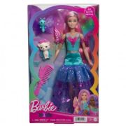 Papusa Barbie zana cu rochie albastra Accesorii imagine 2022