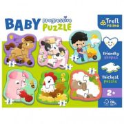 Puzzle Primo baby progressive Ferma, Trefl