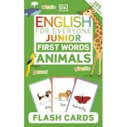 English for Everyone Junior. First Words Animals Flash Cards