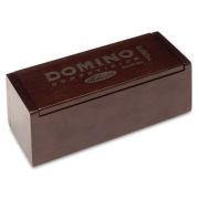 Joc Domino Clasic Premium, in caseta lemn, 28 piese cu insertie de metal, Cayro Caseta